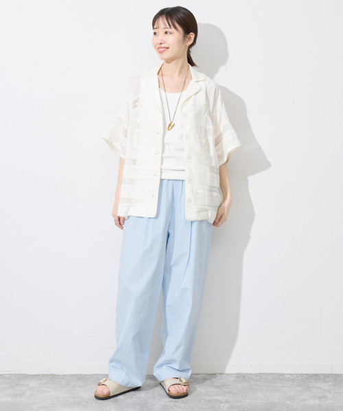 SLOBE IENA（スローブイエナ） ワイドパンツ パンツ ワンウォッシュ
