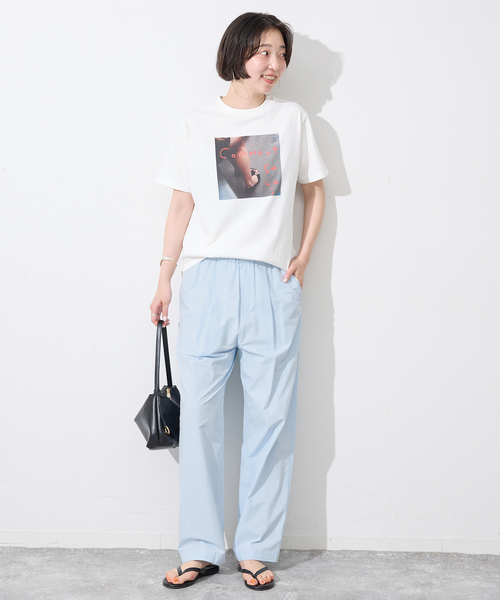 SLOBE IENA（スローブイエナ） ワイドパンツ パンツ ワンウォッシュ