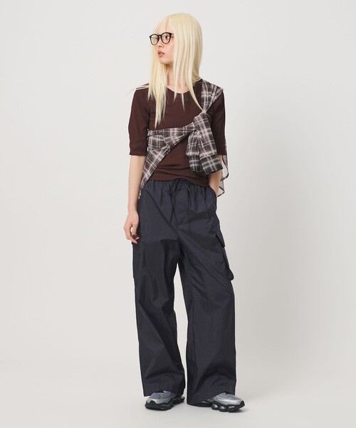 BEAUTY＆YOUTH UNITED ARROWS ワイドパンツ カーゴパンツ ナイロン