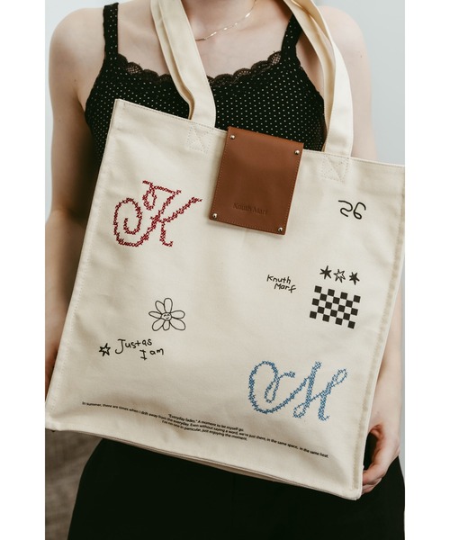 Knuth Marf（クヌースマーフ） トートバッグ graphic canvas tote