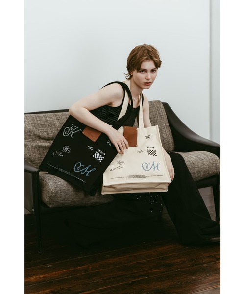 Knuth Marf（クヌースマーフ） トートバッグ graphic canvas tote