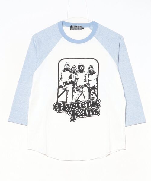 HYSTERIC GLAMOUR（ヒステリックグラマー） 7分袖Tシャツ SMALL ブルー