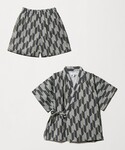 甚平 浴衣 甚平 モダン ヤバネ / キッズ ...の詳細画像3