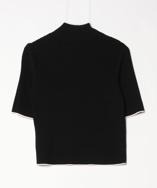 「LOVELESS」 半袖ニット 38 ブラック レディース_画像2