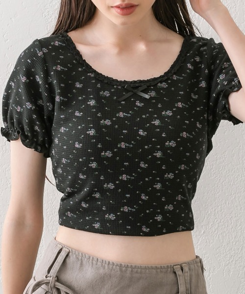 「OLIVE des OLIVE」 半袖カットソー FREE ベージュ レディース_画像6