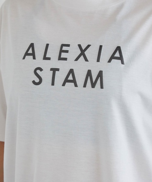 「ALEXIA STAM」 「nergy」半袖Tシャツ FREE グレー レディース_画像6
