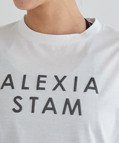 「ALEXIA STAM」 「nergy」半袖Tシャツ FREE グレー レディース_画像8