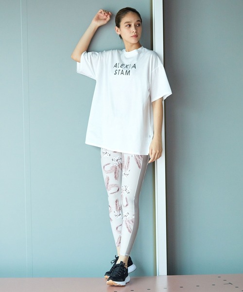 「ALEXIA STAM」 「nergy」半袖Tシャツ FREE グレー レディース_画像9
