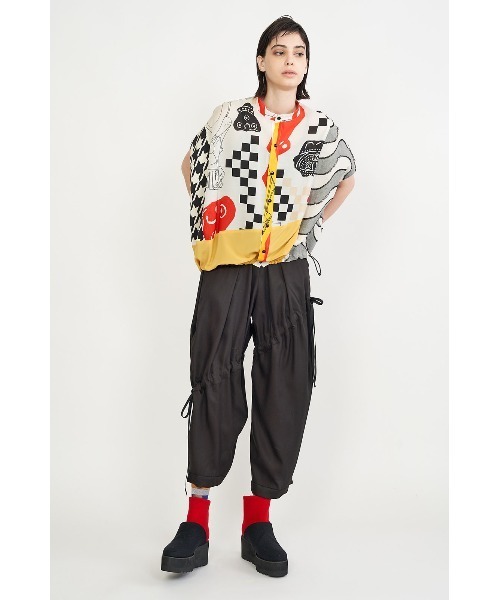 「gomme」 パンツ MEDIUM ブラック レディース_画像7
