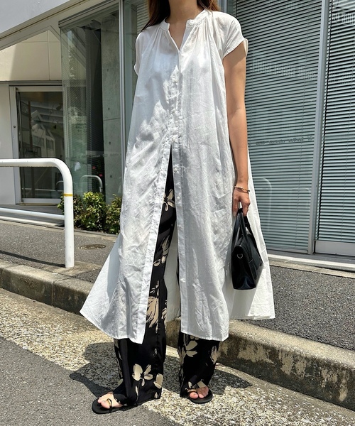 「andme」 「alma design」イージーパンツ FREE ブラック レディース_画像4