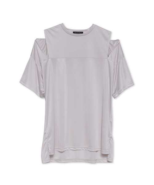 tシャツ 「LADIES'」TORNADO MART∴ブライトスムーススリットオーバーTシャツ レディース