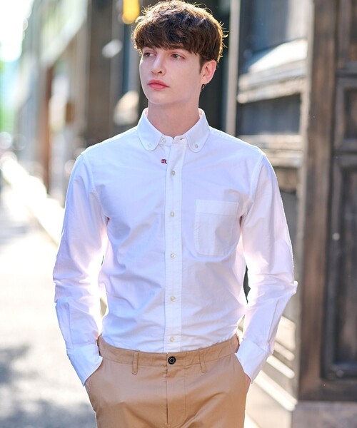 DRESSTERIOR（ドレステリア） シャツ オックスフォード ラウンドカラー