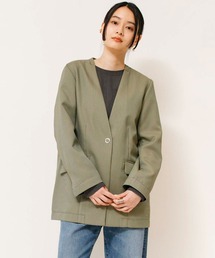 定価¥35200- JOHNBULL ヴィンテージ生地ノーカラージャケット トラッドチェックノーカラージャケット | ジョンブル公式通販
