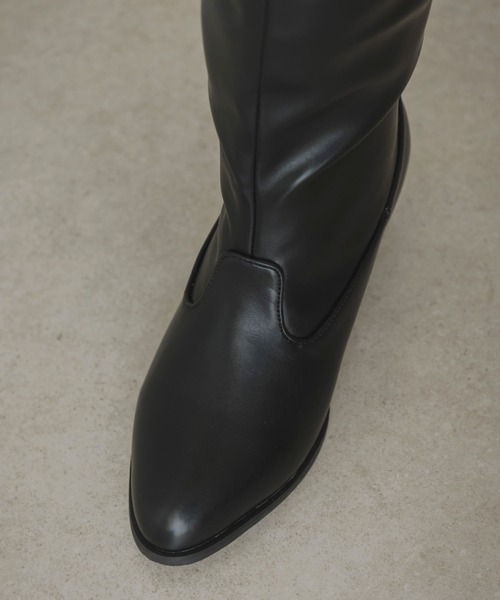 rectangle（レクタングル） ブーツ インヒールニーハイブーツ