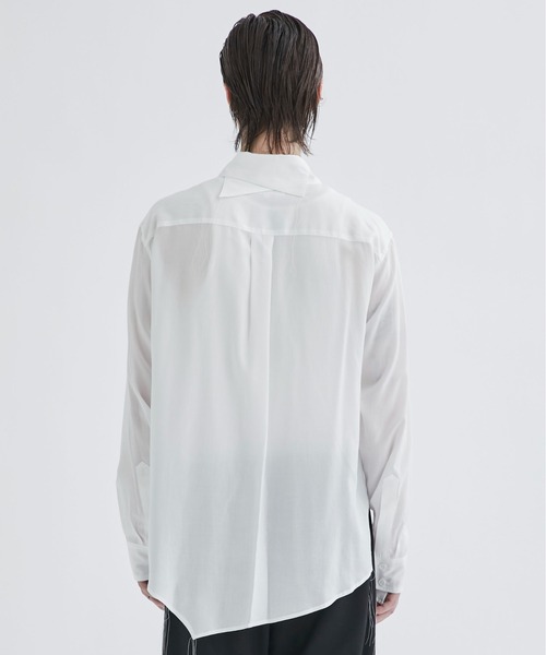 sulvam（サルバム） シャツ 「sulvam/サルバム」ASYMMETRY STAND