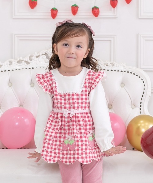 coeur a tシャツ ドッキングプルオーバー キッズ 子供服 女の子