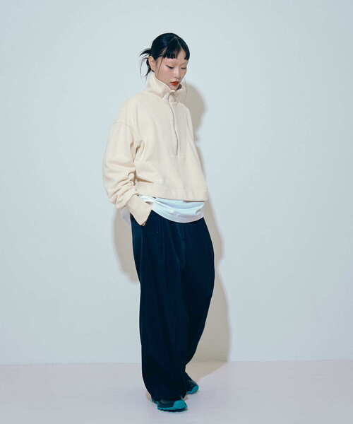 tシャツ ザ グッドランド マーケット　ORGANIC COTTON ZIP TOPS レディース THE GOODLAND MARKET tシャツ ザ グッドランド マーケット