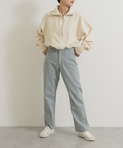 tシャツ ザ グッドランド マーケット　ORGANIC COTTON ZIP TOPS レディース THE GOODLAND MARKET tシャツ ザ グッドランド マーケット