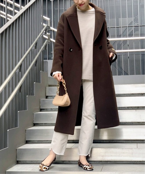 Spick ＆ Span ハミルトンウールテーラードコート レディース ブラウン Spick ＆ Span ハミルトンウールテーラードコート レディース