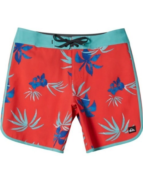 Quiksilver クイックシルバー　ボードショーツレッド チェック柄水着 Quiksilver 水着 ORIGINAL ARCH HEMPST/クイックシルバーサーフ