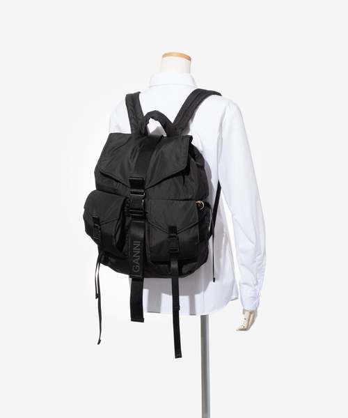 25日までの出品/GANNI ブラック ナイロン リュック 2025年最新】ganni リュックの人気アイテム - メルカリ