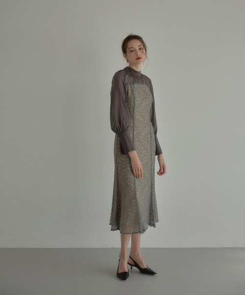 ANDRESD ドレス leaf lace dress リーフレースドレス / 結婚式