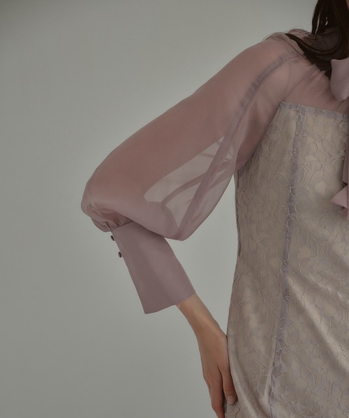 ANDRESD ドレス leaf lace dress リーフレースドレス / 結婚式