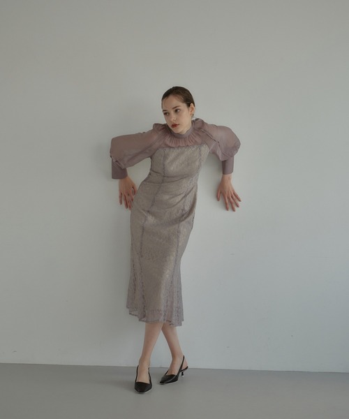 【andresd】leaf lace dress ANDRESD ドレス leaf lace dress リーフレースドレス / 結婚式