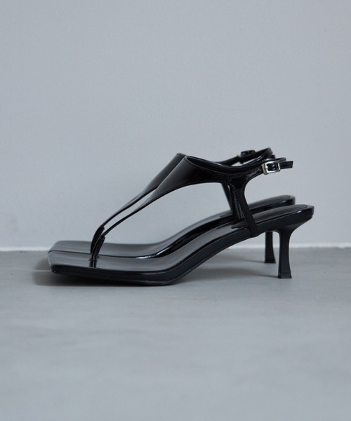 ジョゼムーン　PLUMP THONG SANDAL 39 完売　シルバー　美品 UN3D. サンダル PLUMP THONG SANDAL / プランプトングサンダル