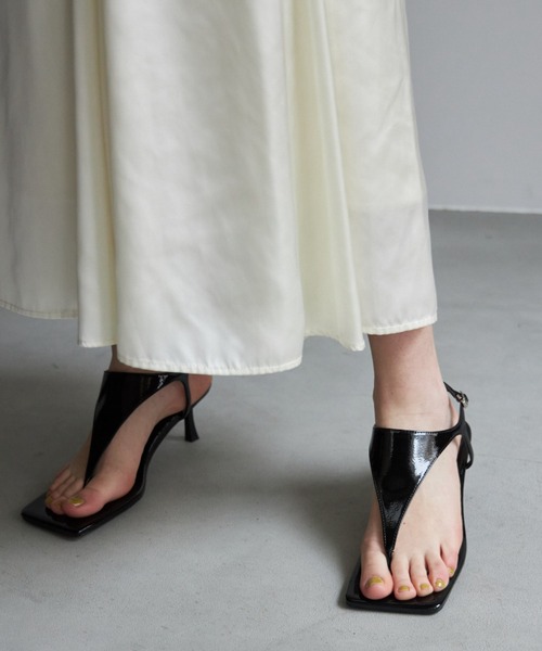 JOSE MOON サンダル SQUARE THONG SANDALS/スクエアトング