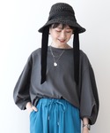 tシャツ UVカット7分袖タックプルオーバー ...の詳細画像2