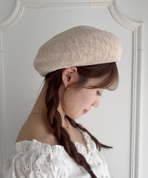 Loueme 帽子 ベレー帽 サマーベレー帽 レディース : ZOZOTOWN Yahoo!店