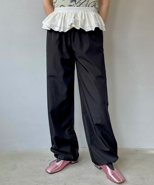 SANSeLF（サンセルフ） パンツ ウエストフリルパンツ「SANSeLF