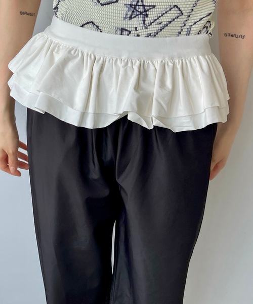 SANSeLF（サンセルフ） パンツ ウエストフリルパンツ「SANSeLF