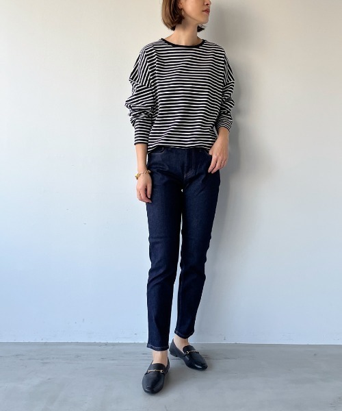 【新品タグ付き】Healthy denim H.Salt ミッドライズテーパード H.Salt ミッドライズテーパードデニムパンツ《Healthy DENIM