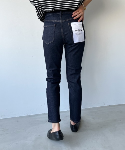 【新品タグ付き】Healthy denim H.Salt ミッドライズテーパード H.SALT ミッドライズテーパードデニム《Healthy DENIM