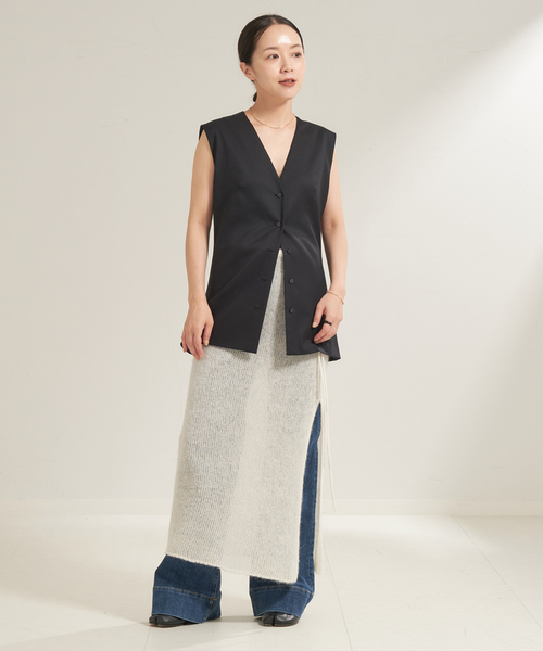 plage（プラージュ） ベスト ジレ SOFT WOOL ベスト レディース
