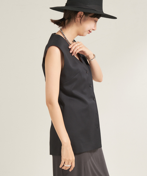 plage（プラージュ） ベスト ジレ SOFT WOOL ベスト レディース