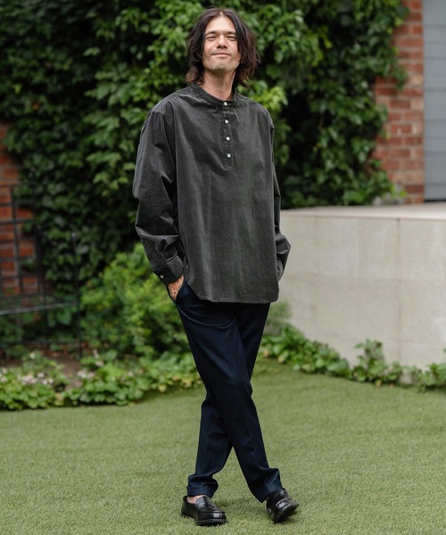 CAMBIO（カンビオ） シャツ ms5741-ストレッチコーデュロイプル