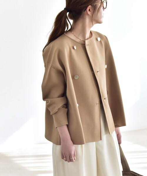 カーラ／Lady Handsome Jacket ノーカラージャケット カーラ／Lady Handsome Jacket ノーカラージャケット カーラ／Lady