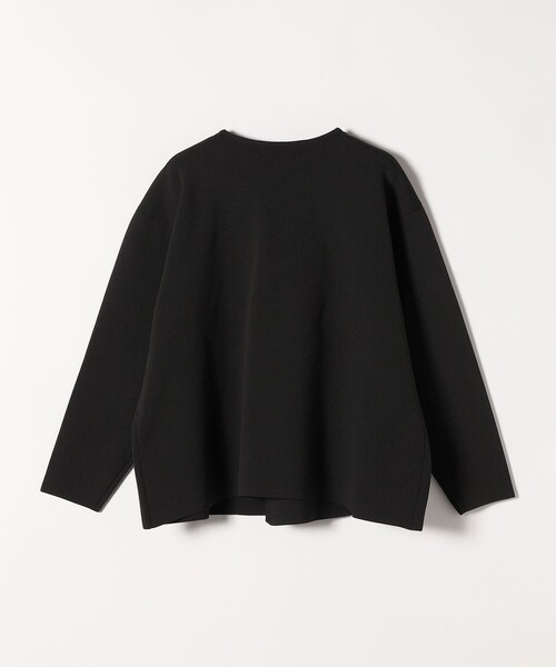 quaranciel カーディガン quaranciel:「手洗い可能」ニット ノーカラー