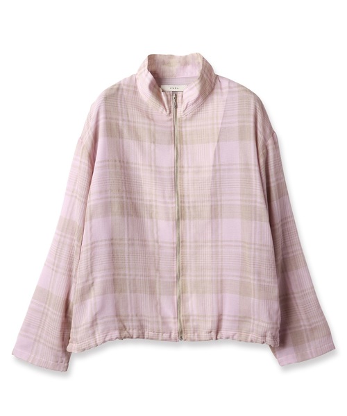 JieDa（ジエダ） シャツ CHECK STAND ZIP SHIRT メンズ レディース