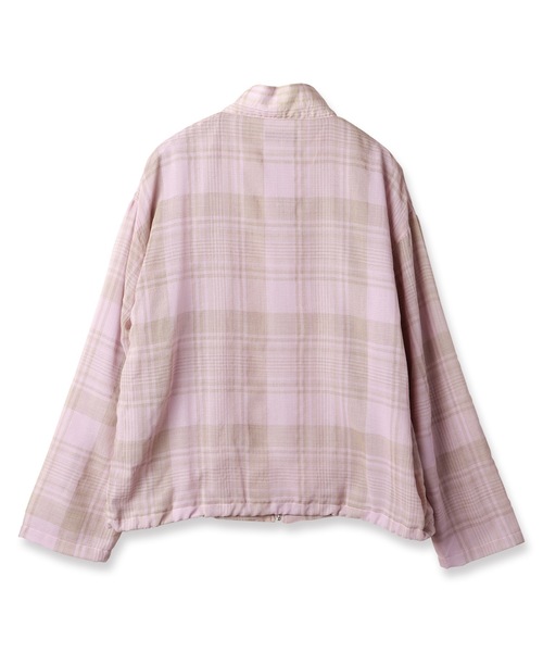 JieDa（ジエダ） シャツ CHECK STAND ZIP SHIRT メンズ レディース