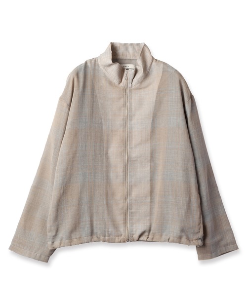 JieDa（ジエダ） シャツ CHECK STAND ZIP SHIRT メンズ レディース