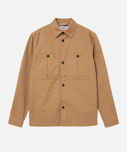 AIGLE（エーグル） シャツ ヘビーウェイトコットンツイルシャツ