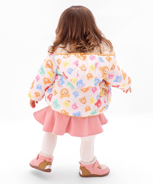 HOT BISCUITS ダウン アウター カラフルビーンズ 裏ボアフリース