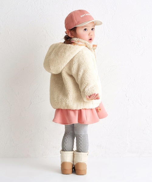 HOT BISCUITS ダウン アウター カラフルビーンズ 裏ボアフリース