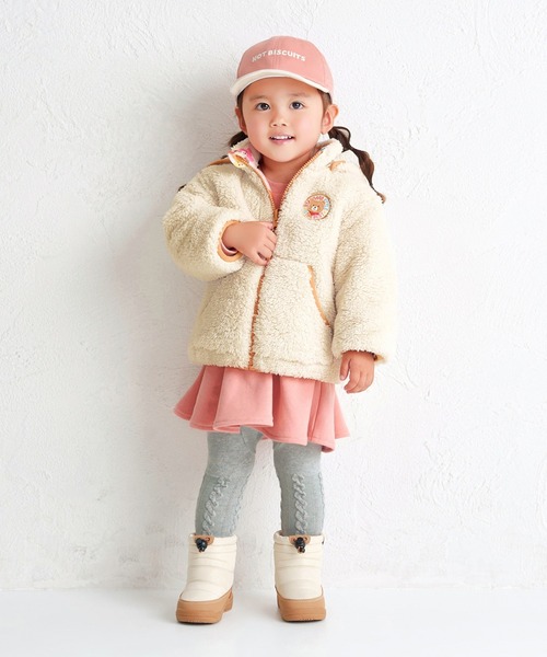 HOT BISCUITS ダウン アウター カラフルビーンズ 裏ボアフリース