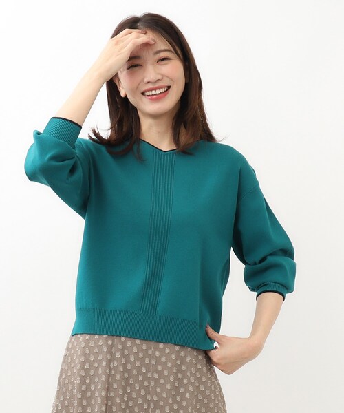 TFW49 美品レディースニットセーター ROUND NECK KNIT（ニット/セーター）｜TFW49（ティーエフダブリュー