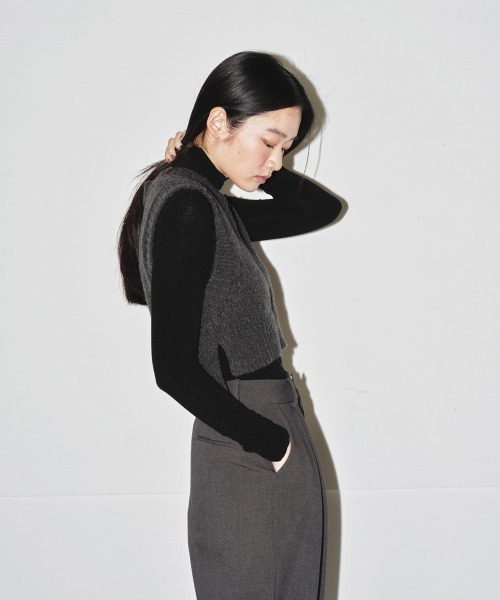 トップス todayful Melange Knit Vest TODAYFUL ベスト ジレ Melange Knit Vest レディース : ZOZOTOWN Yahoo
